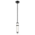 Kichler Riven Mini Pendant 1 Light in Black Finish Model: 52755BKLED