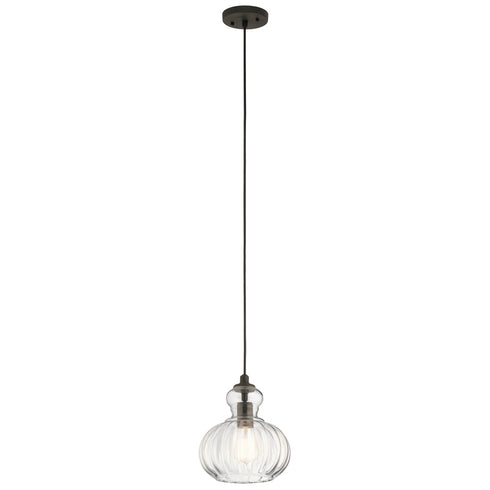 Kichler Riviera 1 Light Mini Pendant Model: 43956NI