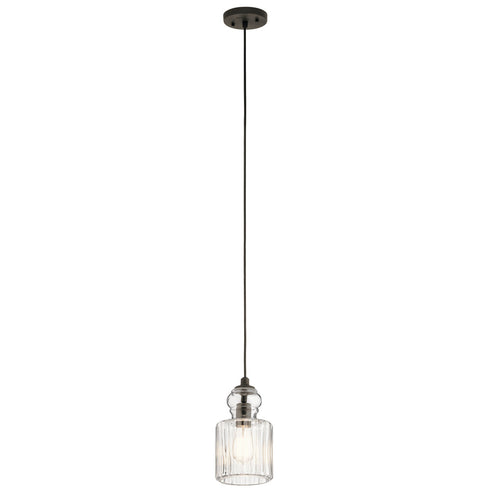 Kichler Riviera 1 Light Mini Pendant Model: 43957NI