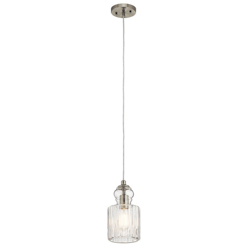 Kichler Riviera 1 Light Mini Pendant Model: 43957NI