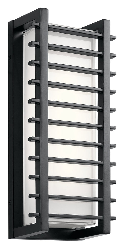Kichler Rockbridge LED Outdoor Wall Model: 49785BKLED