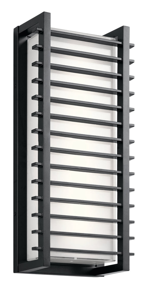 Kichler Rockbridge LED Outdoor Wall Model: 49786BKLED