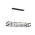 Kichler Rosalind 12 Light Linear Chandelier Model: 52492BK