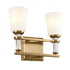 Kichler Rosalind 2 Light Bath Model: 55146BK
