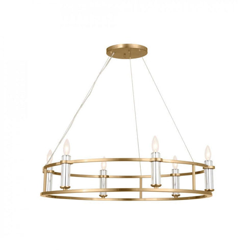 Kichler Rosalind 6 Light Chandelier Model: 52490BK