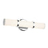 Kichler Rosh 18 Inch Bath Bar Small LED with White Glass in Black Model: 55187BKLED