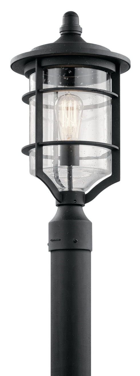Kichler Royal Marine 1 Light Outdoor Post Mt Model: 49129DBK