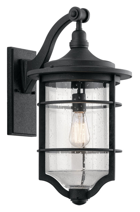 Kichler Royal Marine 1 Light Outdoor Wall Model: 49128DBK