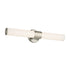 Kichler Sashi 24.25 Inch Bath Bar Medium LED with White Glass in Black Model: 55192BKLED