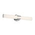 Kichler Sashi 24.25 Inch Bath Bar Medium LED with White Glass in Black Model: 55192BKLED
