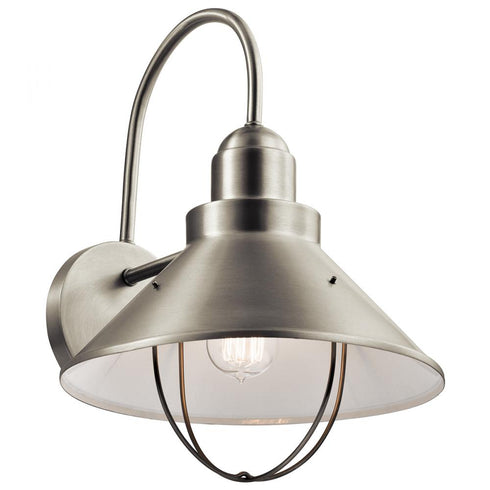 Kichler Seaside 1 Light Outdoor Wall Model: 9142BK