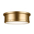 Kichler Serca 3 Light Flush Mount Model: 52541BNB