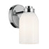 Kichler Shae 8.25 Inch 1 Light Wall Sconce with White Opal Glass in Black Model: 55200BK