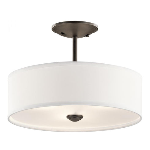 Kichler Shailene 1 Light Semi Flush Model: 43675NI