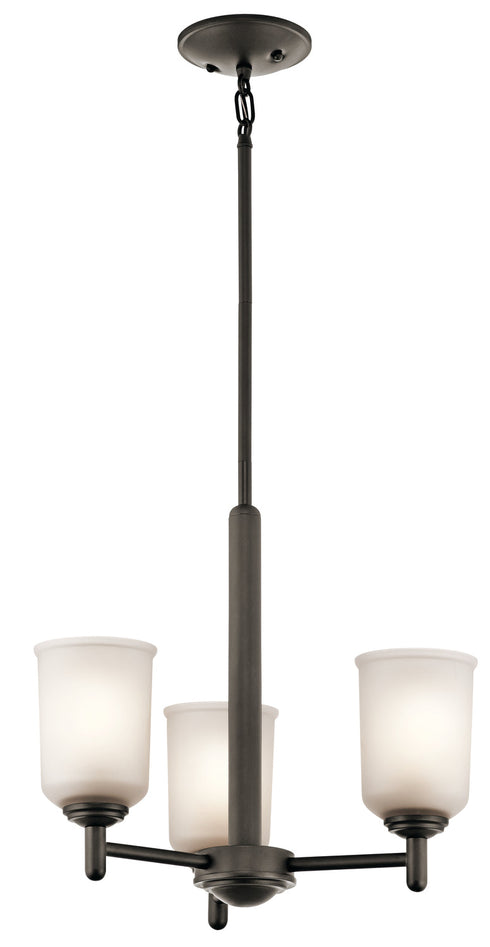 Kichler Shailene 3 Light Mini Chandelier Model: 43670NI