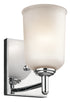 Kichler Shailene Wall Sconce 1 Light in Chrome Finish Model: 45572CH