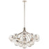 Kichler Silvarious Chandelier Convertible 16 Light in Black Finish Model: 52702BK