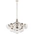 Kichler Silvarious Chandelier Convertible 16 Light in Black Finish Model: 52702BK
