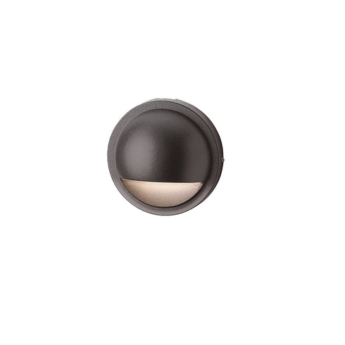Kichler Six Groove Deck Lndscp 12v Half Moon Light Model: 15064AZT
