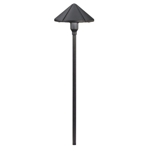 Kichler Six Groove Path & Spread 1 Light 12v Model: 15326AZT