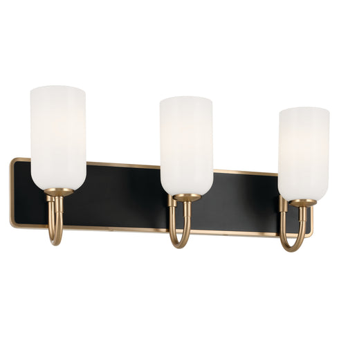 Kichler Solia Bath 3 Light in Champagne Bronze Finish Model: 55163CPZ