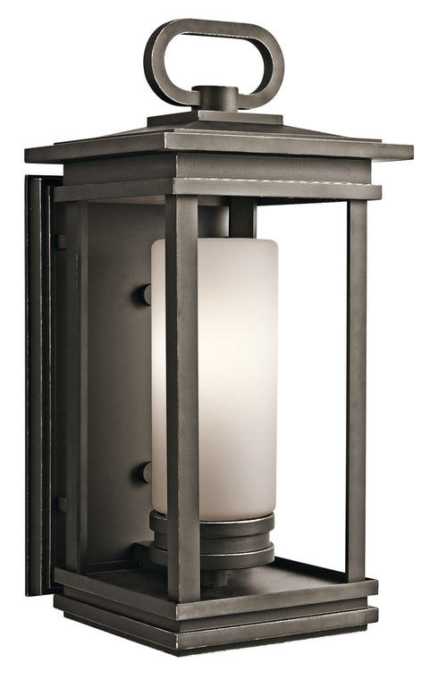 Kichler South Hope Outdoor Wall 1 Light in Rubbed Bronze Finish Model: 49476RZ