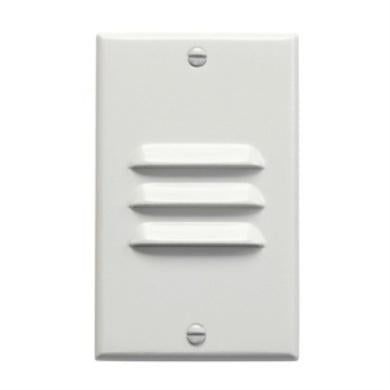 Kichler Step And Hall 120v LED Step Light Vertical Louver Model: 12606AZ