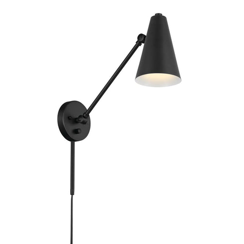 Kichler Sylvia 1 Arm Wall Sconce Black Model: 52485BKB