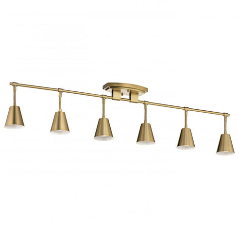 Kichler Sylvia 6 Light Rail Light Model: 52130BK