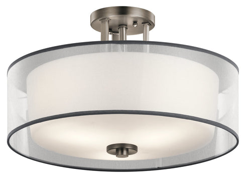 Kichler Tallie 3 Light Semi Flush Model: 43194AP