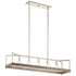 Kichler Tanis 5 Light Linear Chandelier Model: 52091AUB