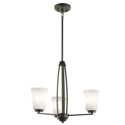 Kichler Tao 3 Light Chandelier in Olde Bronze® Model: 44050OZ
