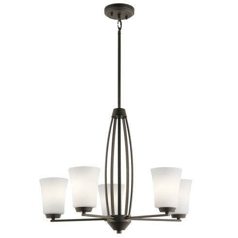 Kichler Tao 5 Light Chandelier in Olde Bronze® Model: 44051OZ