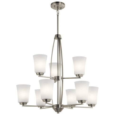 Kichler Tao 9 Light Chandelier Model: 44052NI