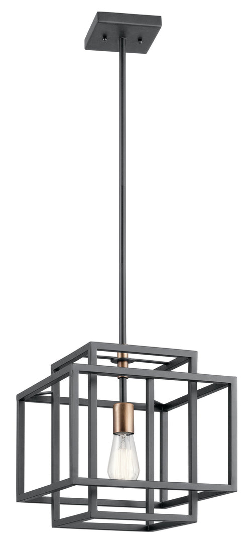 Kichler Taubert 1 Light Pendant Model: 43982BK