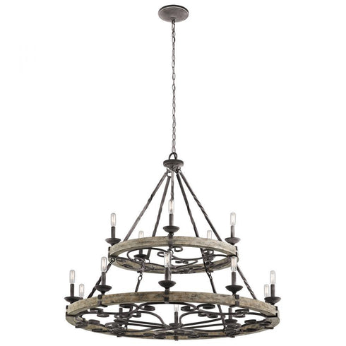 Kichler Taulbee 15 Light Chandelier Model: 43826WZC