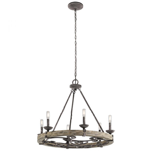 Kichler Taulbee 6 Light Chandelier Model: 43823WZC