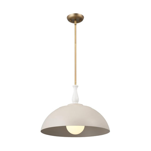 Kichler Thera 18 Inch 1 Light Pendant Greige Model: 52477GRG