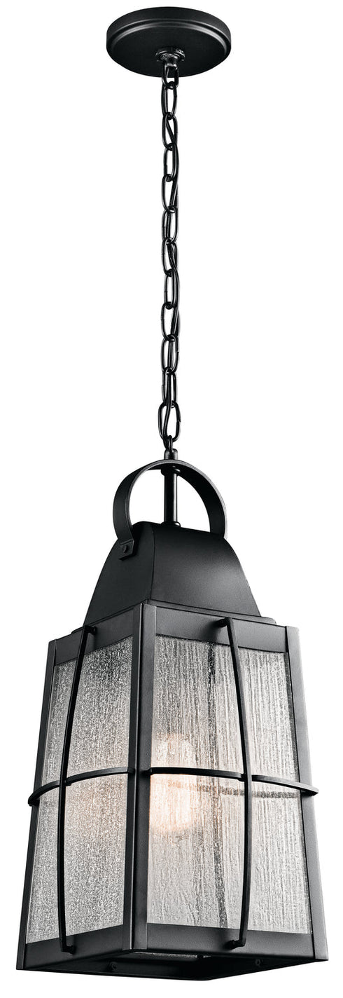 Kichler Tolerand 1 Light Outdoor Pendant Model: 49556BKT