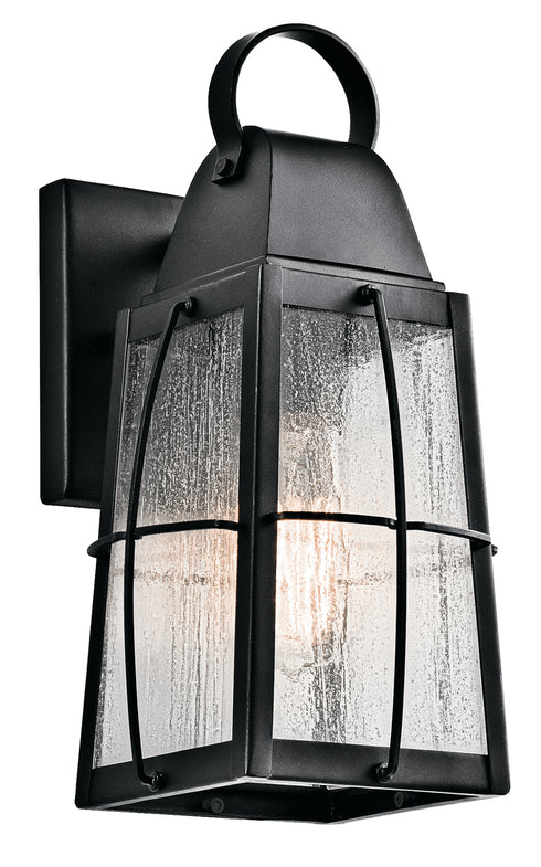Kichler Tolerand Outdoor Wall 1 Light in Textured Black Finish Model: 49552BKT