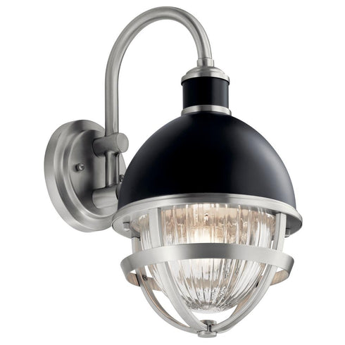 Kichler Tollis 1 Light Outdoor Wall Model: 59049BK