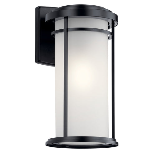Kichler Toman 1 Light Outdoor Wall Model: 49688BK