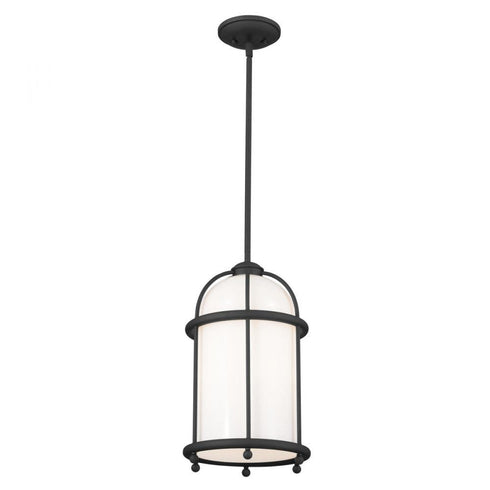 Kichler Topiary 10 Inch 1 Light Pendant Textured Model: 52464BKT