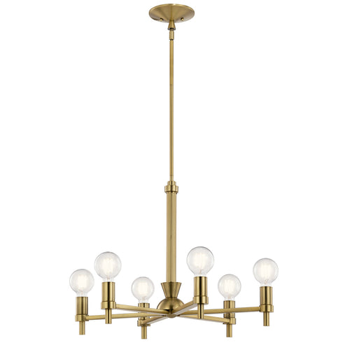 Kichler Torvee™ 26 Inch 6 Light Chandelier Model: 52424BNB