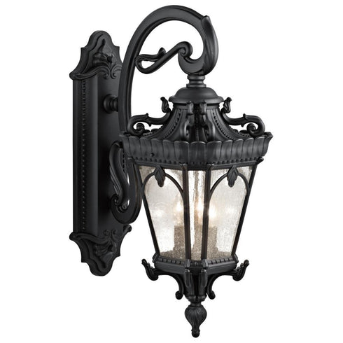 Kichler Tournai 3 Light Outdoor Wall Model: 9358BKT