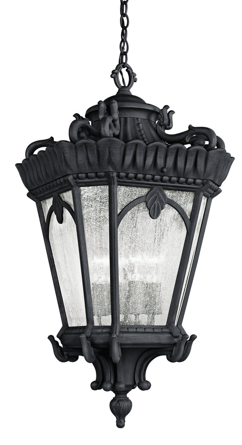 Kichler Tournai 4 Light Outdoor Pendant Model: 9564BKT