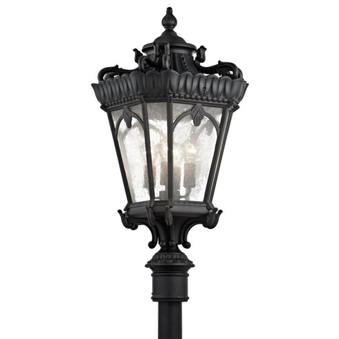 Kichler Tournai 4 Light Outdoor Post Mt Model: 9565BKT