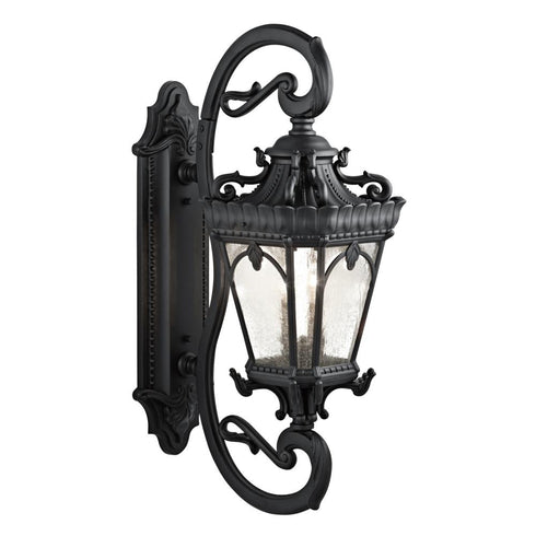 Kichler Tournai 4 Light Outdoor Wall Model: 9359BKT