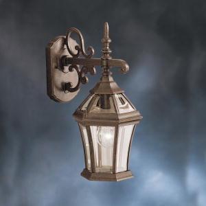 Kichler Townhouse 1 Light Outdoor Wall Model: 9789BK