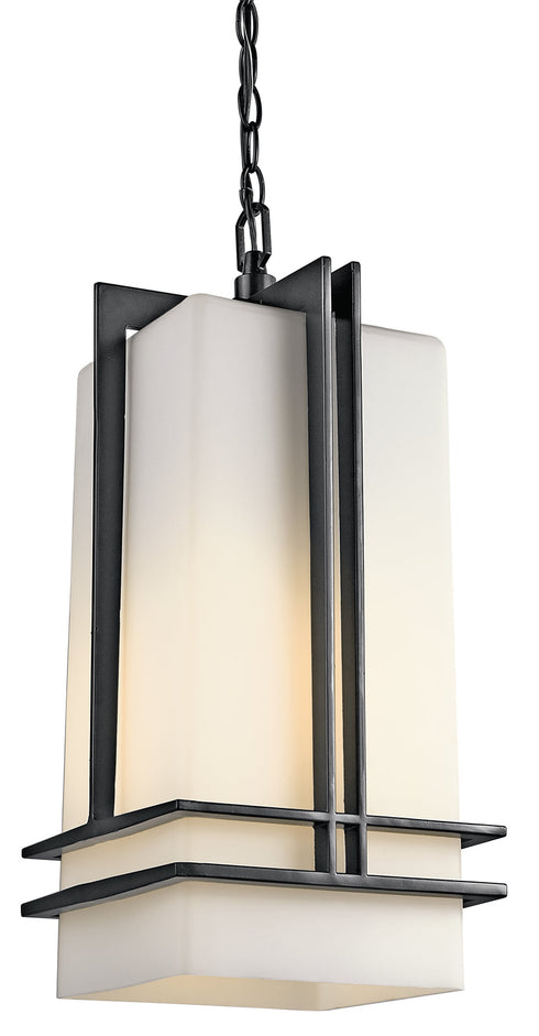 Kichler Tremillo 1 Light Outdoor Pendant Model: 49205BK